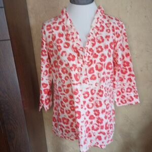 NWT Michelle McDowell Walk This Way Reid Vibrant Pink Women's Top - X-Large